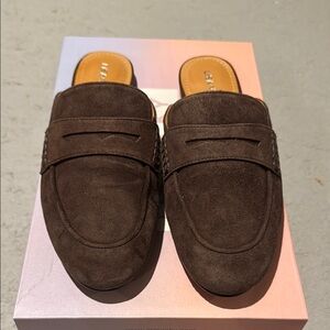Women’s Brown Suede Mules